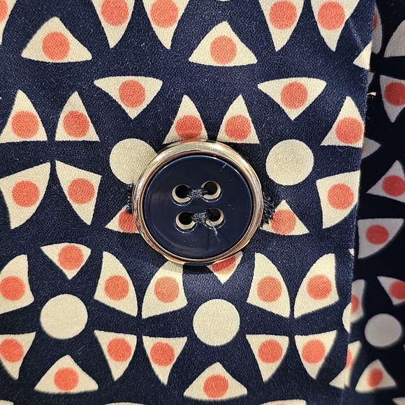 Chic Geometric Patterned Coat - Picture 3 of 6